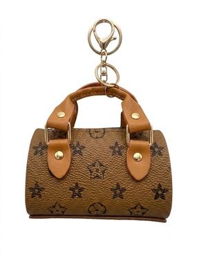 Bag Charm/Coin Purse - Medium Brown